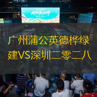 廣州蒲公英德樺綠建VS深圳二零二八